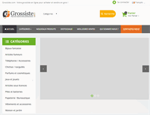 Tablet Screenshot of grossiste.com